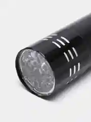 Серый металлик ультрафиолетовый фонарик для маникюра, LED, для сушки гель - лака, УФ - смолы, UV