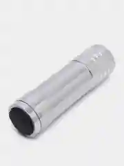 Серый металлик ультрафиолетовый фонарик для маникюра, LED, для сушки гель - лака, УФ - смолы, UV