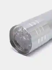 Серый металлик ультрафиолетовый фонарик для маникюра, LED, для сушки гель - лака, УФ - смолы, UV