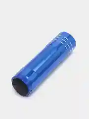 Серый металлик ультрафиолетовый фонарик для маникюра, LED, для сушки гель - лака, УФ - смолы, UV