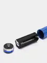 Серый металлик ультрафиолетовый фонарик для маникюра, LED, для сушки гель - лака, УФ - смолы, UV