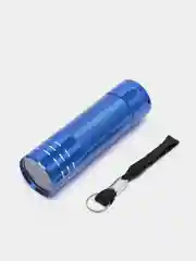 Серый металлик ультрафиолетовый фонарик для маникюра, LED, для сушки гель - лака, УФ - смолы, UV