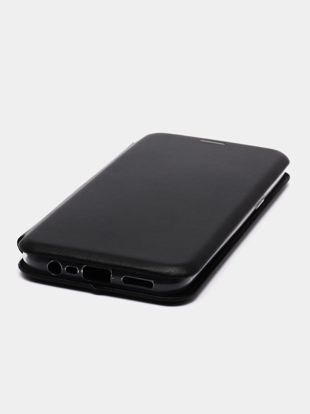 Черный чехол-книжка для Realme C21 / C21Y, C3 / 5 / 6i, C30 / C30S / С31 / С33 / C35