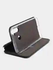 Черный чехол-книжка для Realme C21 / C21Y, C3 / 5 / 6i, C30 / C30S / С31 / С33 / C35