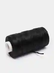 Черный вощеная нить для кожи, 50м, нитка 0.8 мм