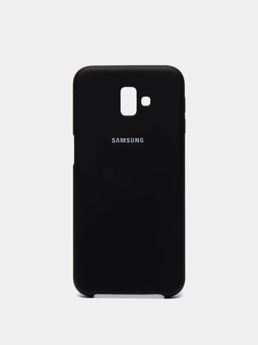 Черный чехол Silicone Cover Case для Samsung Galaxy J4 Plus, J4 Prime, J6 Plus, J6 Prime, J4 2018