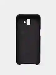 Черный чехол Silicone Cover Case для Samsung Galaxy J4 Plus, J4 Prime, J6 Plus, J6 Prime, J4 2018