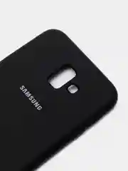 Черный чехол Silicone Cover Case для Samsung Galaxy J4 Plus, J4 Prime, J6 Plus, J6 Prime, J4 2018