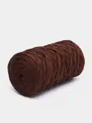 Шоколадный шнур Caramel плоский, полиэфирный, 5 мм для вязания и макраме часть 2
