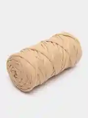 Кремовый шнур Caramel плоский, полиэфирный, 5 мм для вязания и макраме часть 2