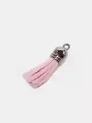 Конфетный кисточки замшевые с серебряным колпачком, 3,8 см