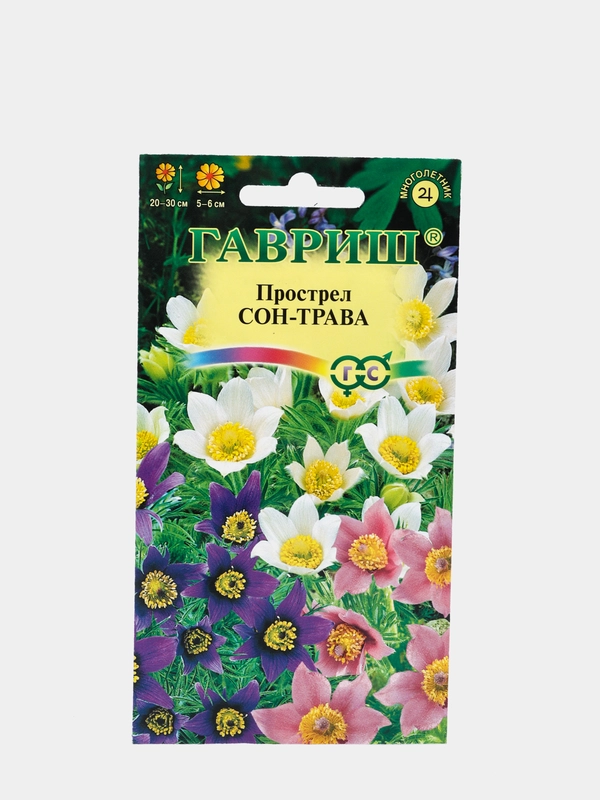 Семена Прострел "Сон-трава" набор 1, 3, 5 уп