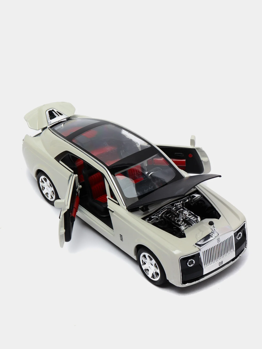 Белый rolls-royce 21 см*7см *6 см