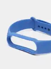 Синий силиконовый ремешок для Xiaomi Mi Band 6, Mi Band 5, ми банд 5/6