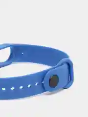 Синий силиконовый ремешок для Xiaomi Mi Band 6, Mi Band 5, ми банд 5/6