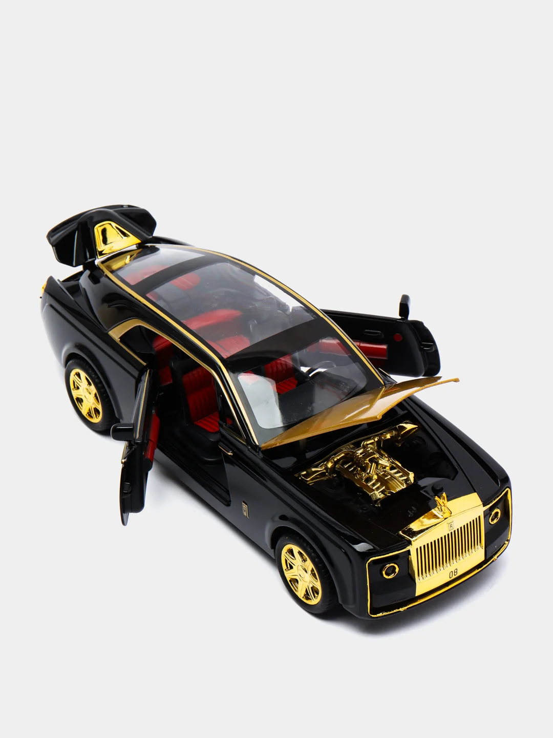 Черный rolls-royce 21 см*7см *6 см