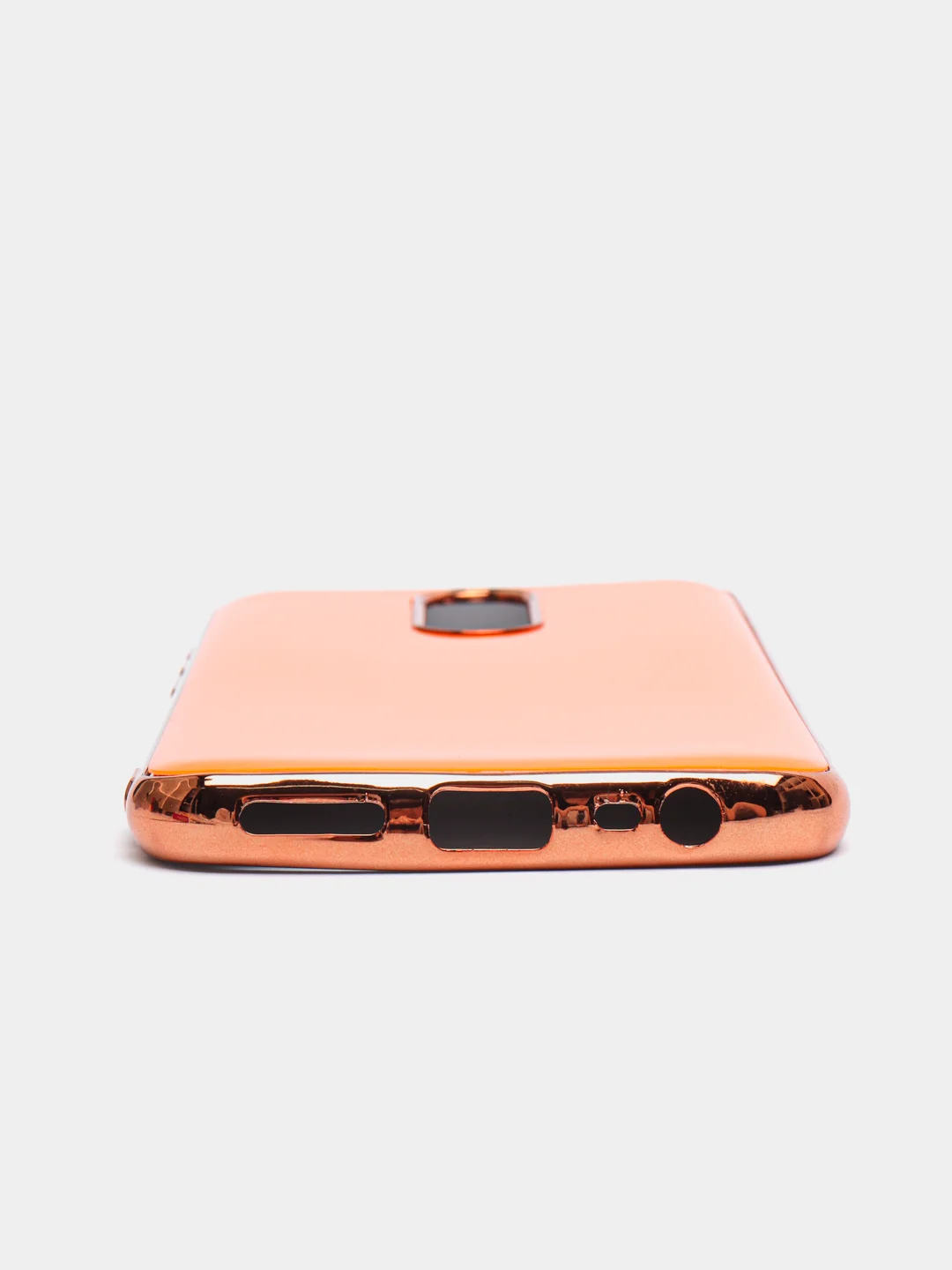 Оранжевый чехол Xiaomi Redmi 8, Redmi 8A, Сяоми Редми 8, 8А цветной силиконовый с глянцевой рамкой