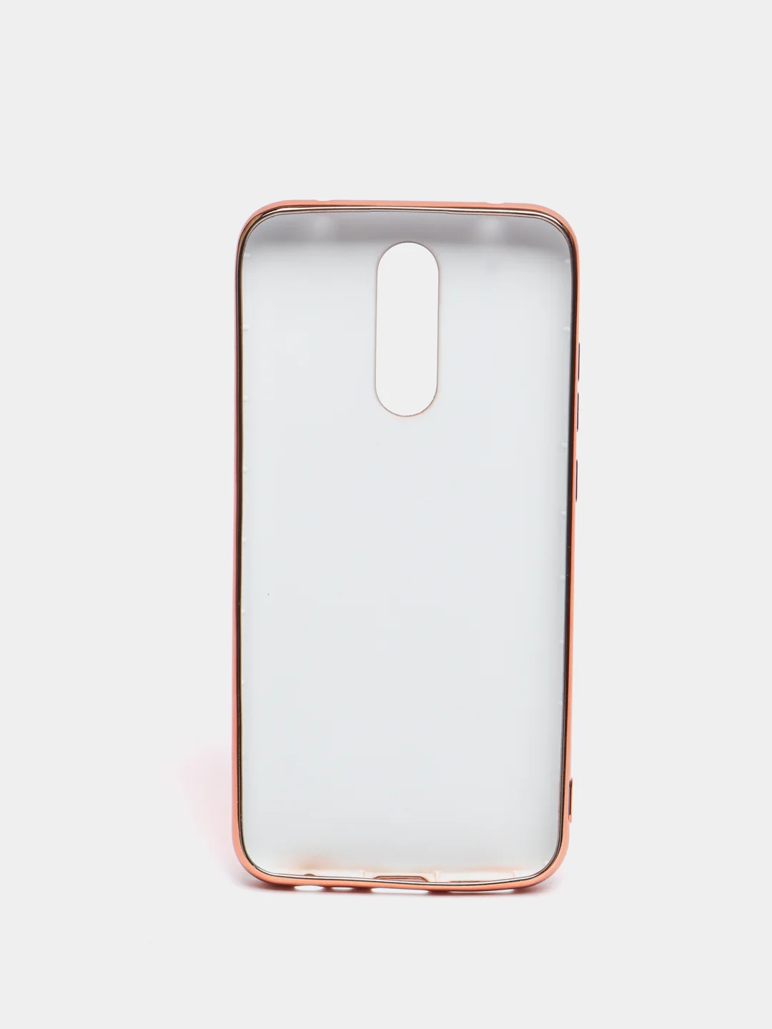 Оранжевый чехол Xiaomi Redmi 8, Redmi 8A, Сяоми Редми 8, 8А цветной силиконовый с глянцевой рамкой