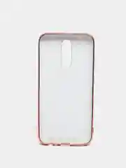 Оранжевый чехол Xiaomi Redmi 8, Redmi 8A, Сяоми Редми 8, 8А цветной силиконовый с глянцевой рамкой