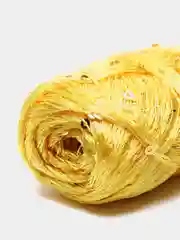 Желтый добавочная нить с пайетками/ Пряжа