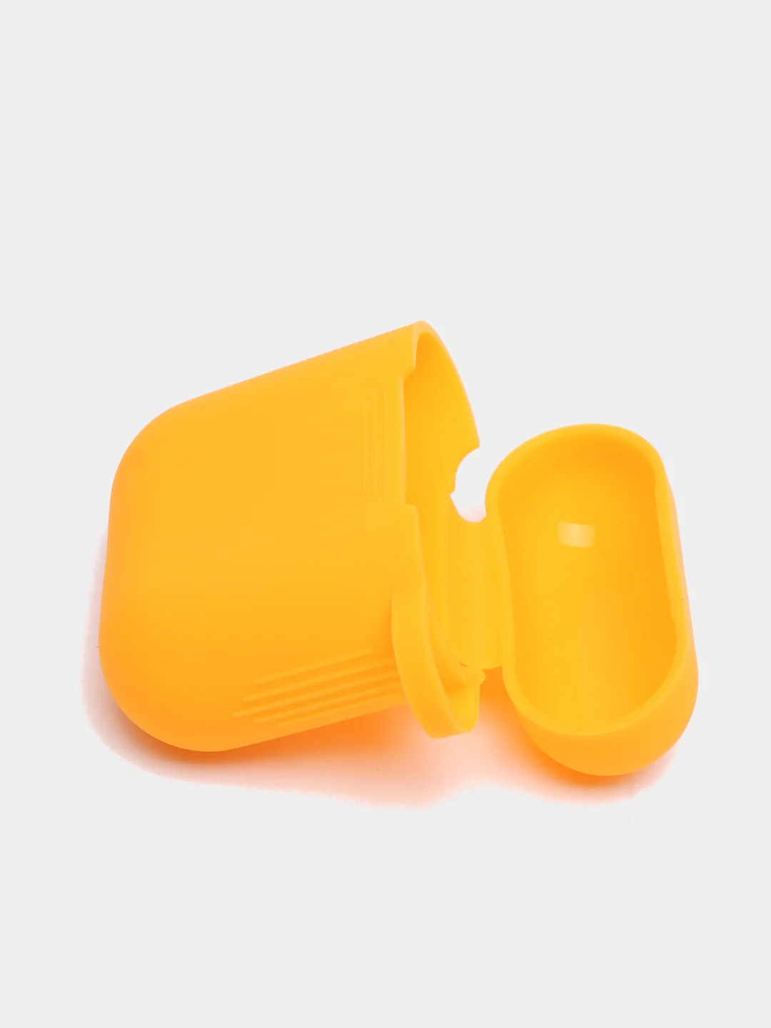 Светло-оранжевый чехол для наушников Apple AirPods 1, 2, TWS i9s, i10, i12, i13, i14, i15, i100