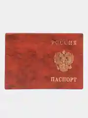 Коричневый обложка на паспорт