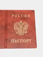 Коричневый обложка на паспорт