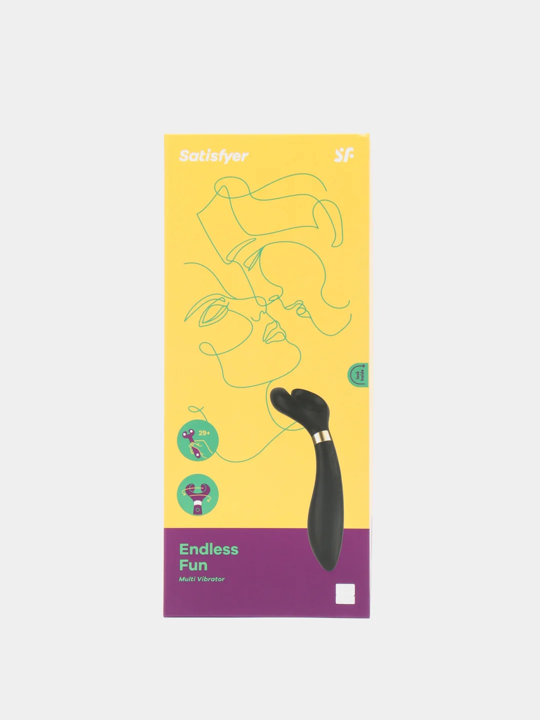 Черный вибратор Satisfyer Endless Fun