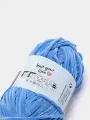 Лазурный пряжа плюшевая YarnArt Dolce Baby, 50 г, 85 м
