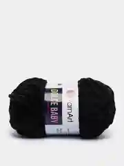 Черный пряжа плюшевая YarnArt Dolce Baby, 50 г, 85 м