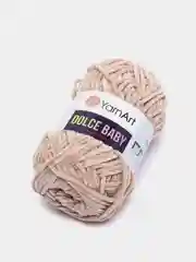 Бежевый пряжа плюшевая YarnArt Dolce Baby, 50 г, 85 м