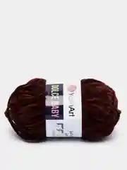 Коричневый пряжа плюшевая YarnArt Dolce Baby, 50 г, 85 м