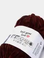 Коричневый пряжа плюшевая YarnArt Dolce Baby, 50 г, 85 м