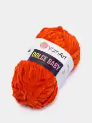 Рыжий пряжа плюшевая YarnArt Dolce Baby, 50 г, 85 м