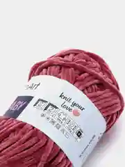 Тёмно-розовый пряжа плюшевая YarnArt Dolce Baby, 50 г, 85 м