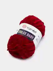 Марсала пряжа плюшевая YarnArt Dolce Baby, 50 г, 85 м