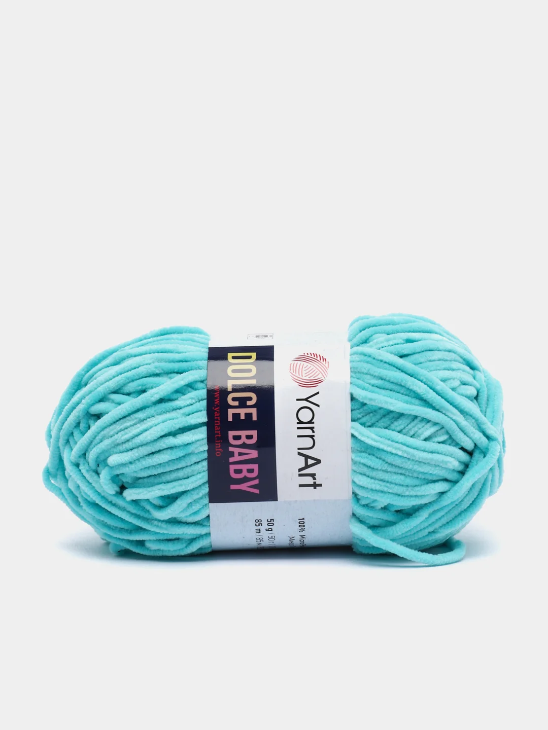 Тёмно-бирюзовый пряжа плюшевая YarnArt Dolce Baby, 50 г, 85 м