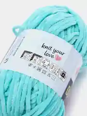 Тёмно-бирюзовый пряжа плюшевая YarnArt Dolce Baby, 50 г, 85 м