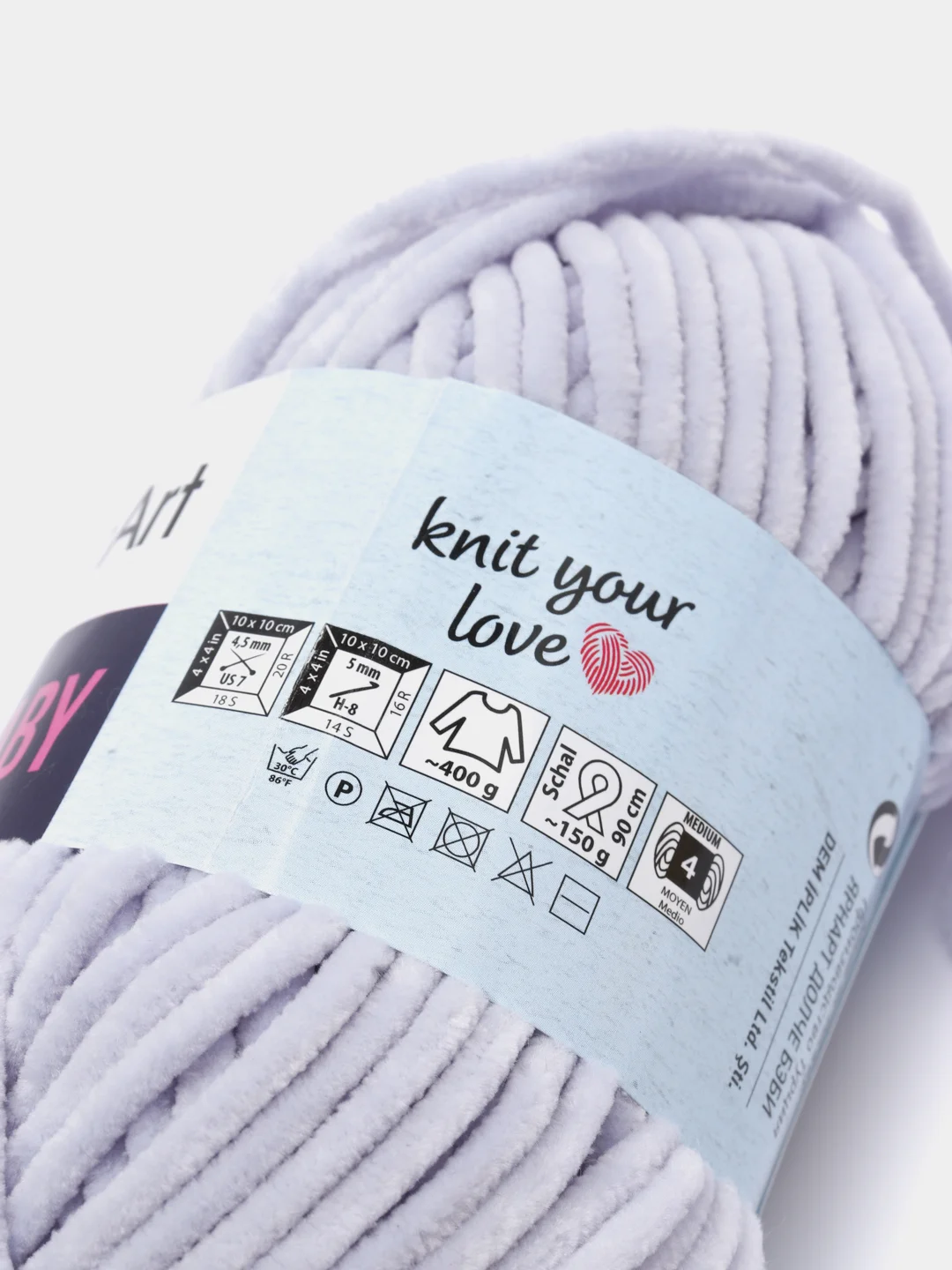 Ледяной пряжа плюшевая YarnArt Dolce Baby, 50 г, 85 м