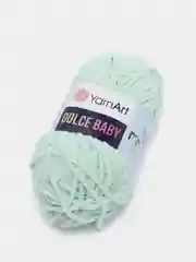 Мятный пряжа плюшевая YarnArt Dolce Baby, 50 г, 85 м