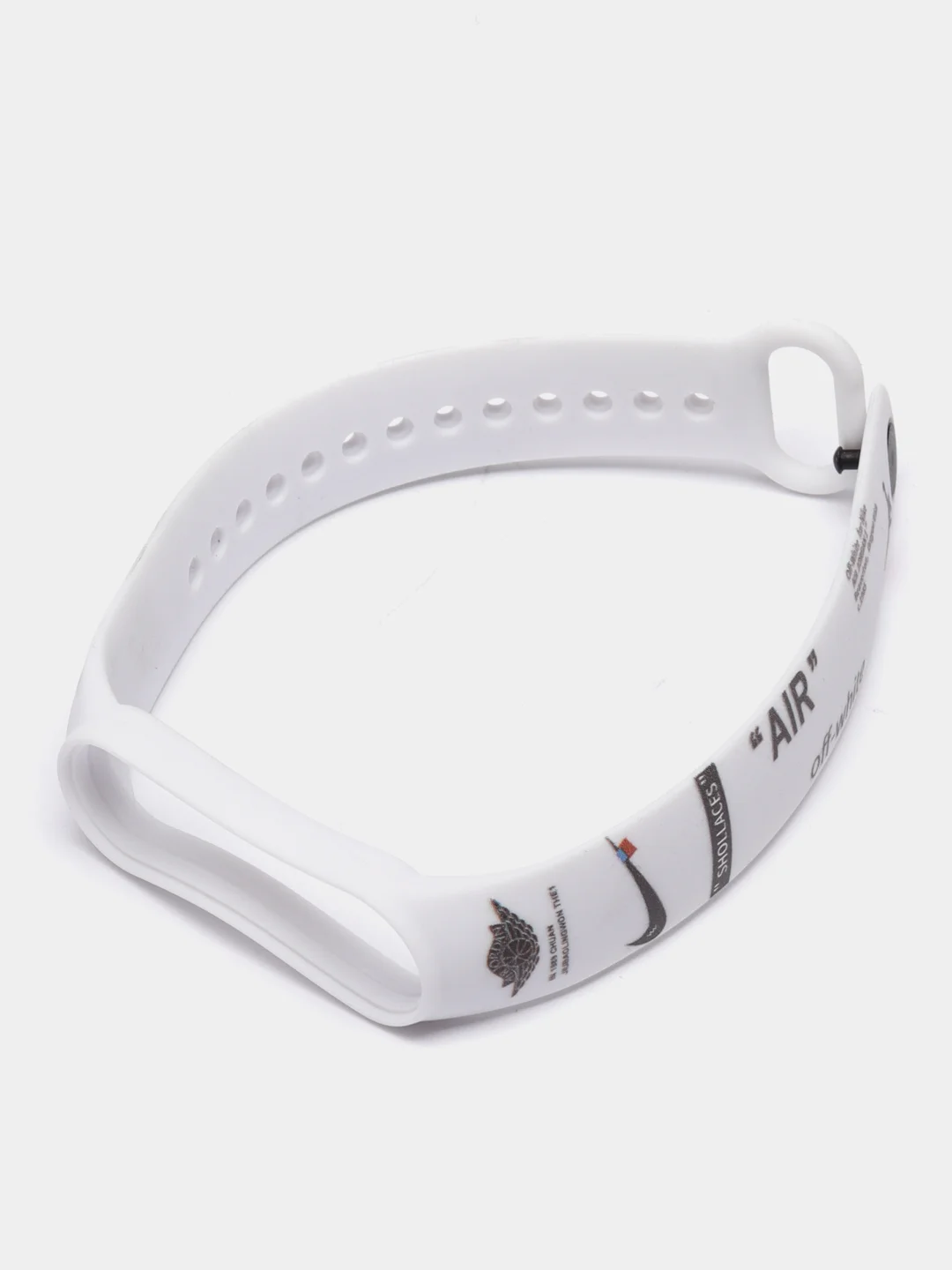 Бежевый ремешок для Xiaomi Mi Band 5, 6 силиконовый