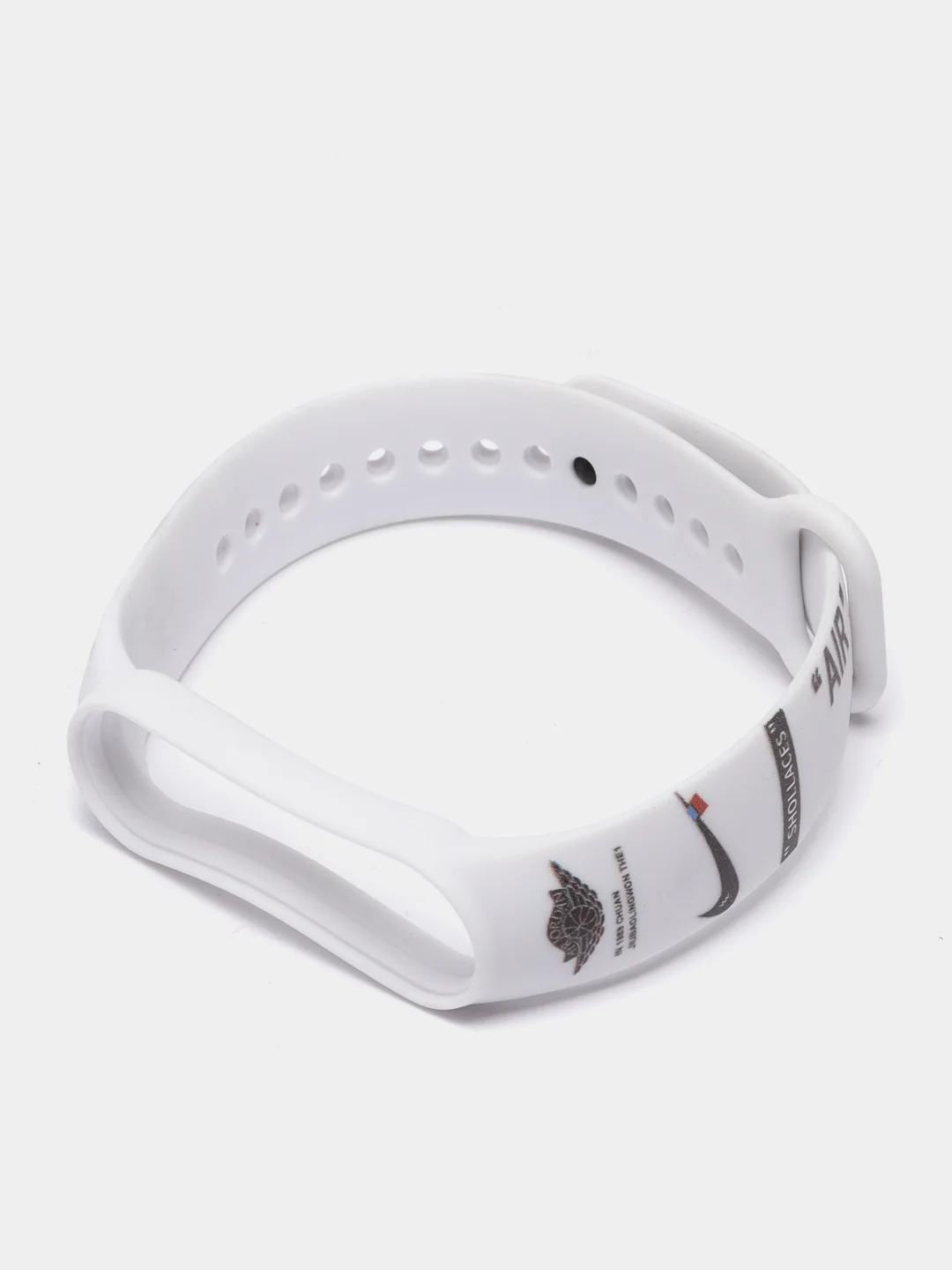 Бежевый ремешок для Xiaomi Mi Band 5, 6 силиконовый