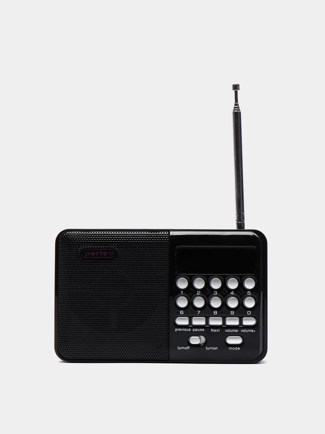 Красный perfeo радиоприемник цифровой PALM FM 87.5-108МГц/ MP3/ питание USB или 18650
