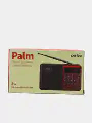 Красный perfeo радиоприемник цифровой PALM FM 87.5-108МГц/ MP3/ питание USB или 18650