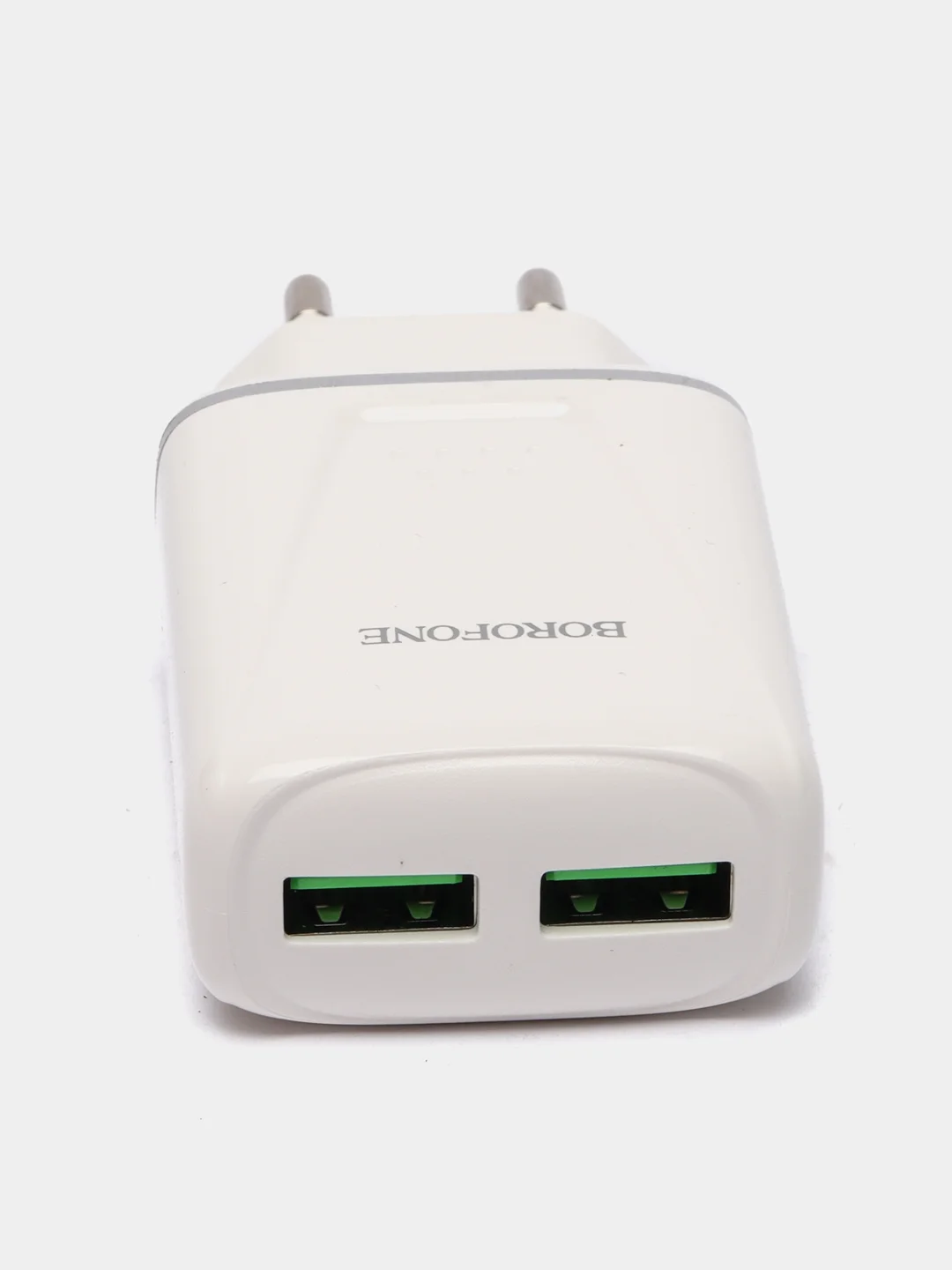 Белый блок питания 2USB 3A 18W Borofone BA54A, Зарядное устройство PD 18W+QC3.0 быстрая зарядка
