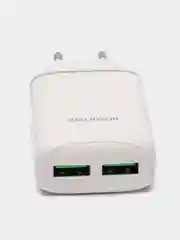 Белый блок питания 2USB 3A 18W Borofone BA54A, Зарядное устройство PD 18W+QC3.0 быстрая зарядка