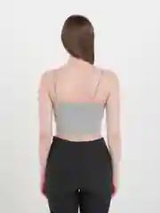 Серый женский топ