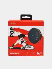 Синий perfeo Bluetooth-колонка "POP" FM, MP3 microSD/USB, AUX in, TWS, мощность 6Вт, 1200mAh