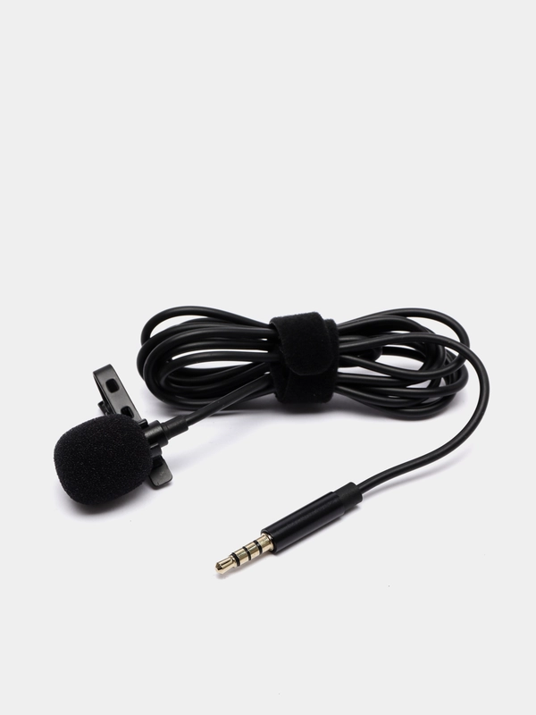 Микрофон проводной петличка для смартфона 3.5 Jack