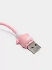 Розовый кабель для IPhone Remax Dog